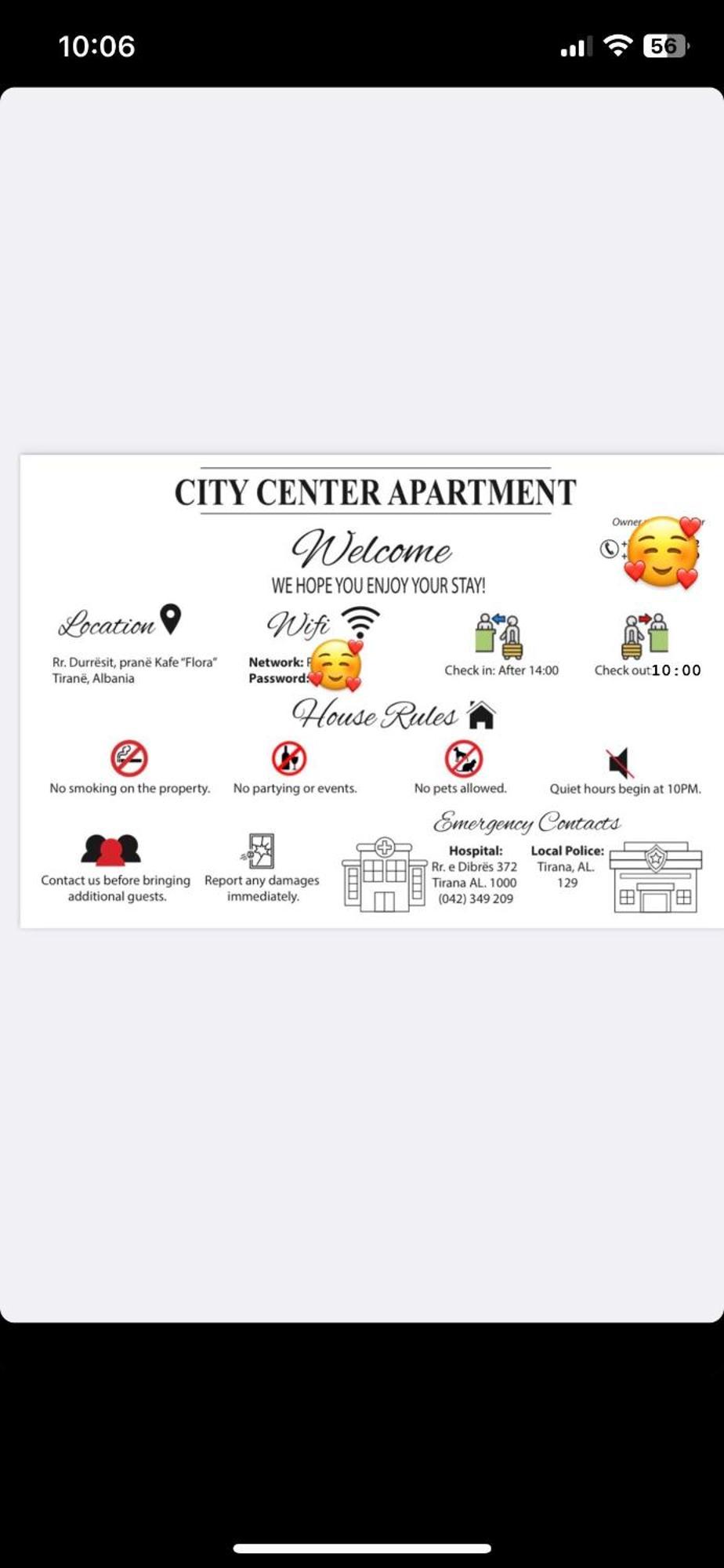 City Center Apartment Kafe Flora Tiranë Ngoại thất bức ảnh